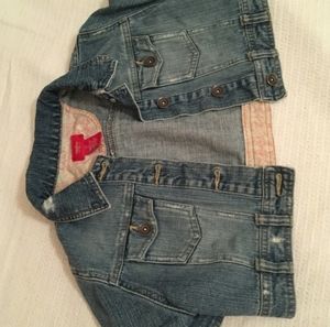 Mossimo denim jeans cropped jacket